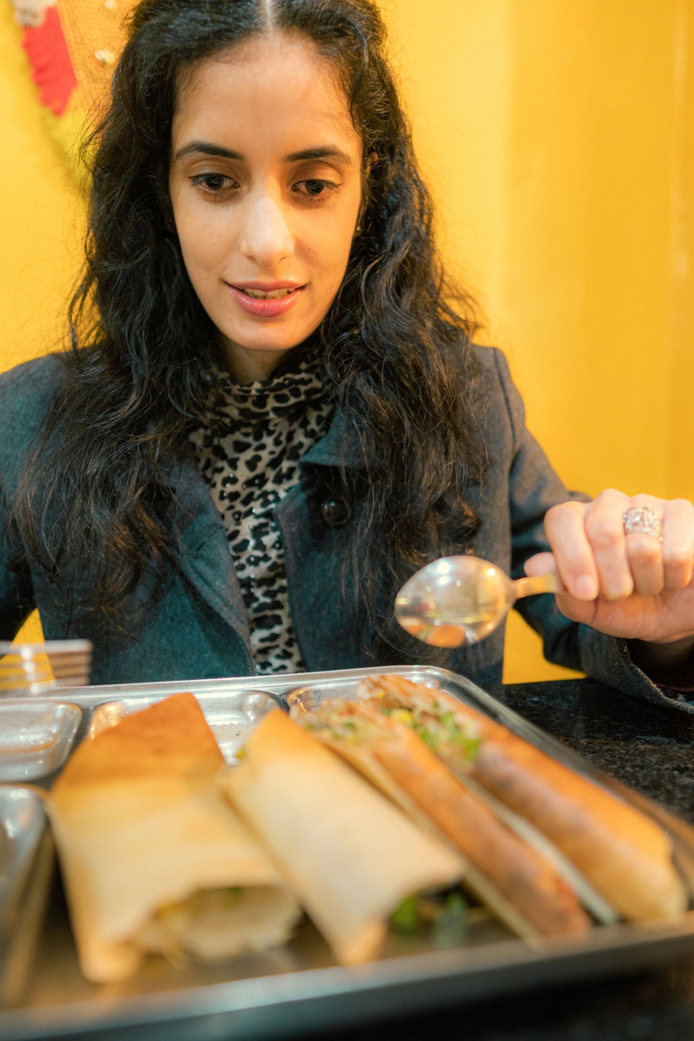 happy customer with wall decor